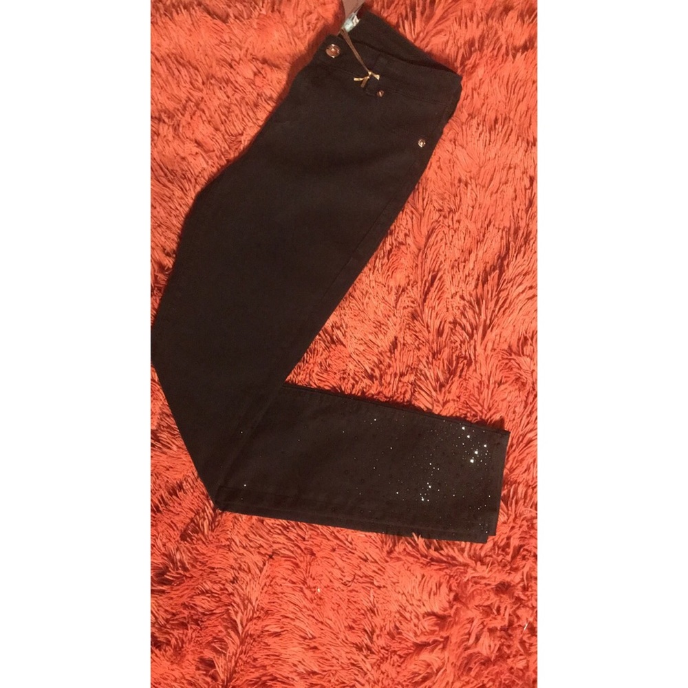 Ted Baker skinny black jeans with rhinestones
